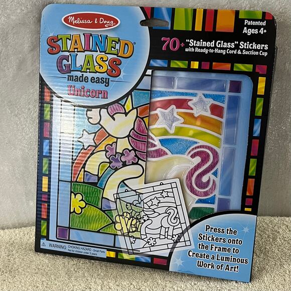 Melissa & Doug | Toys | Melissa Doug Unicorn Stained Glass Made Easy